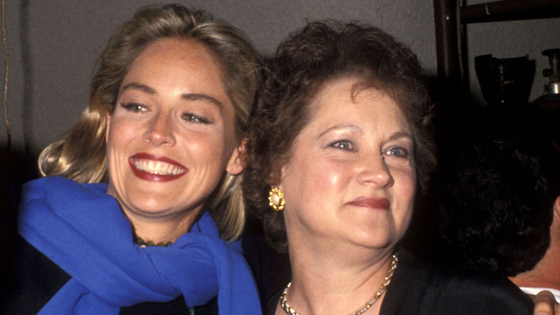 Sharon Stone and her mother Dorothy Stone in 1992