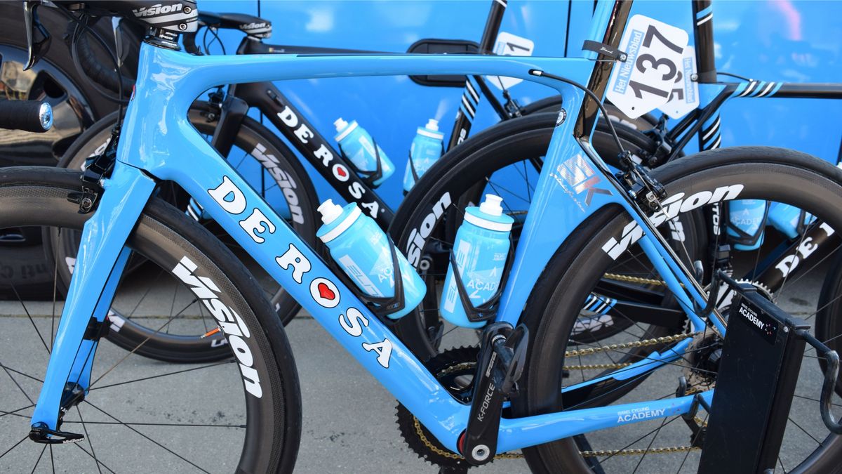 The De Rosa SK aero frameset used by Israel Cycling Academy was designed by the legendary Italian design house Pininfarina