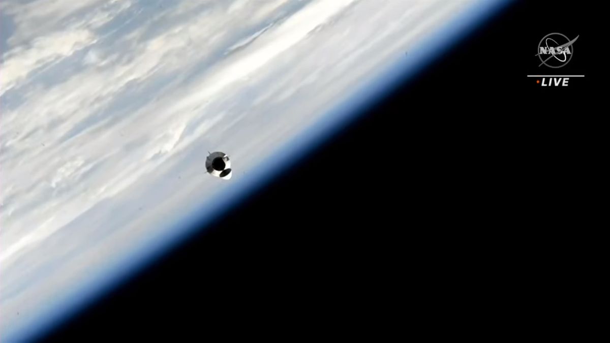 Cápsula SpaceX Crew-7 Dragon atraca na estação espacial com uma equipe internacional de astronautas (vídeo)