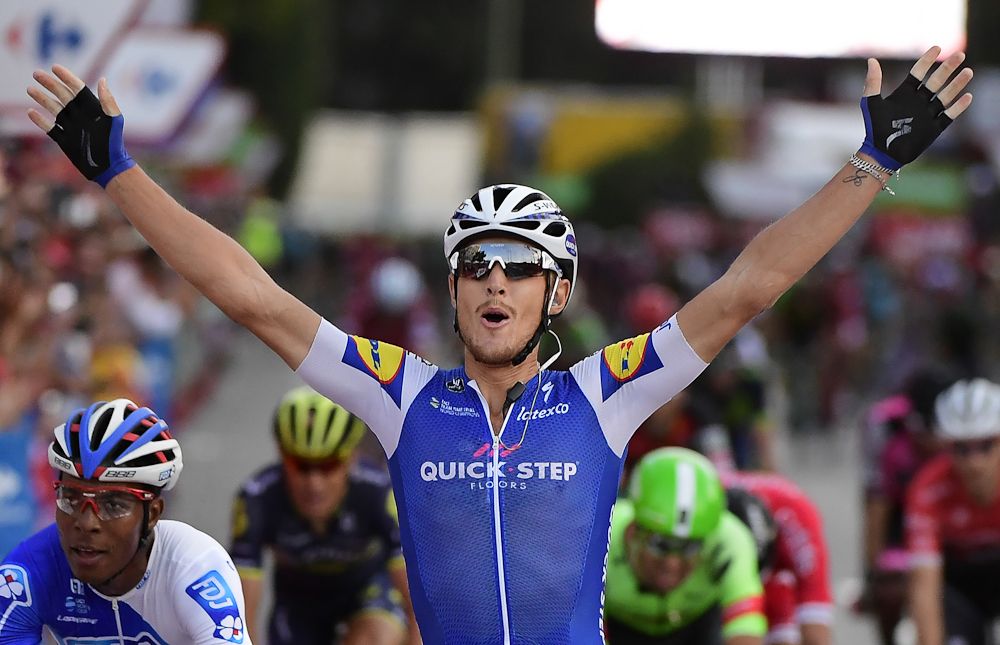Matteo Trentin wins the final stage of the 2017 Vuelta a Espana