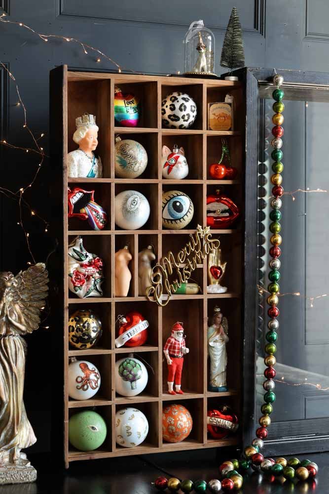 christmas tree ideas bauble display case