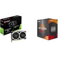 MSI GTX 1660 Super + AMD Ryzen 5 5600X CPU Bundle £559.98£366.83 at AmazonSave £193.15