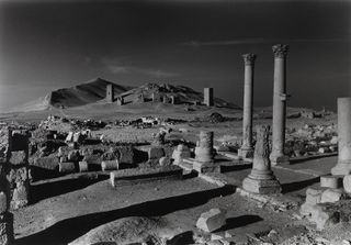 Looking forward to the valley of the tombs which Isis have destroyed, 2016, by Don McCullin