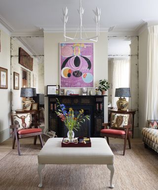 Beata Heuman interior design tips, creating a magical living room