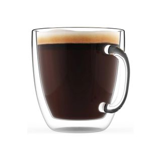 Glass double-walled mug from Walmart