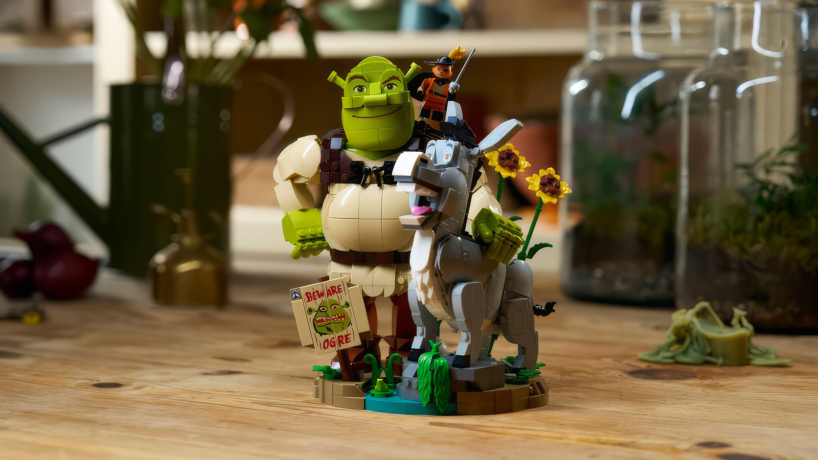 Lego Shrek, Donkey &amp;amp; Puss in Boots