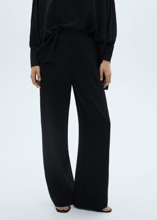 Straight Knitted Trousers - Women | Mango United Kingdom