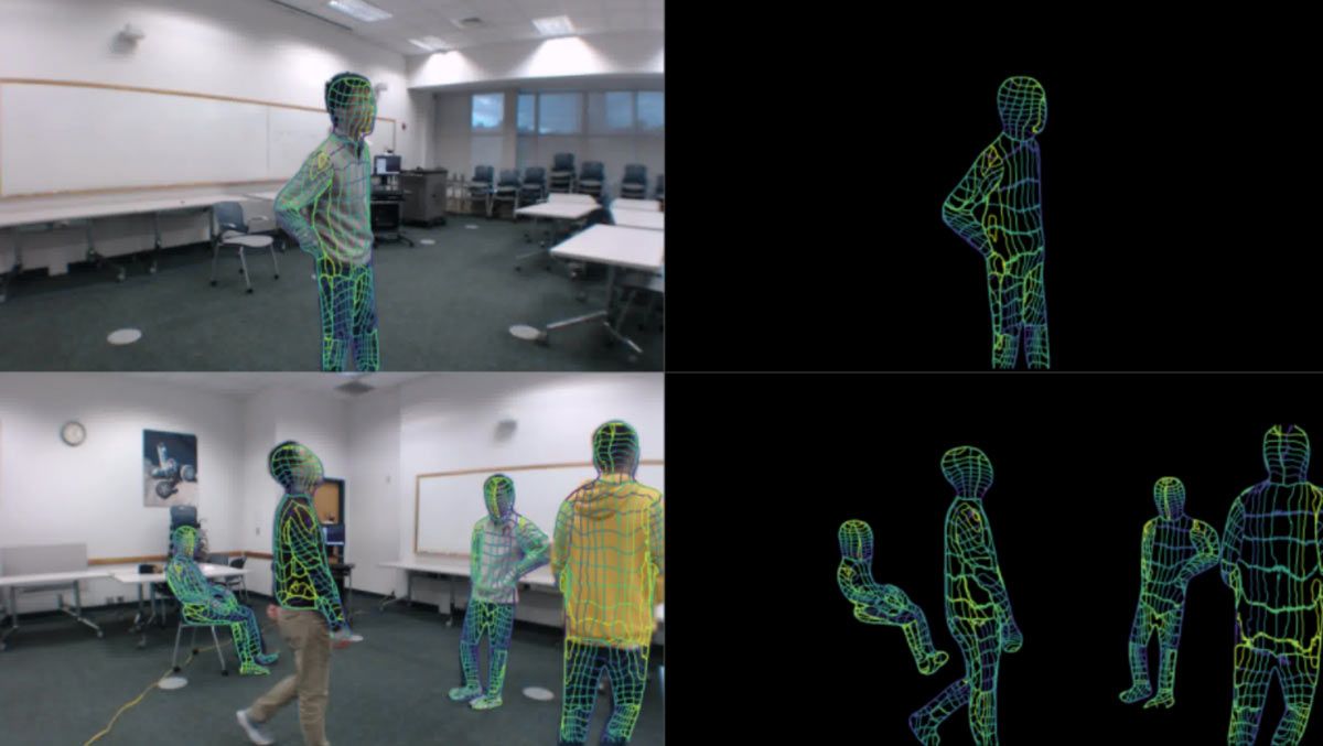 Wi-Fi based perception technology generates wireframes