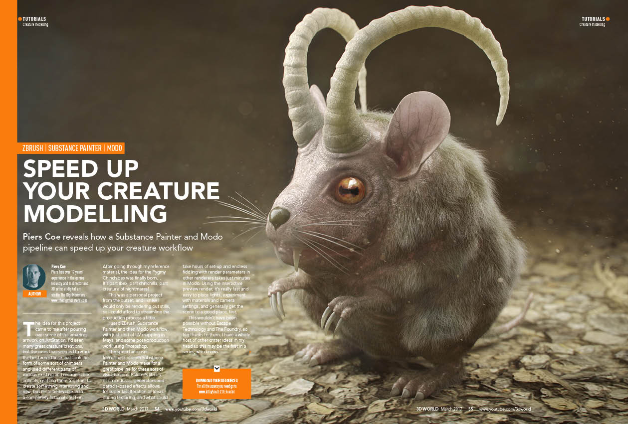Use Modo and Substance Painter to speed up your workflow