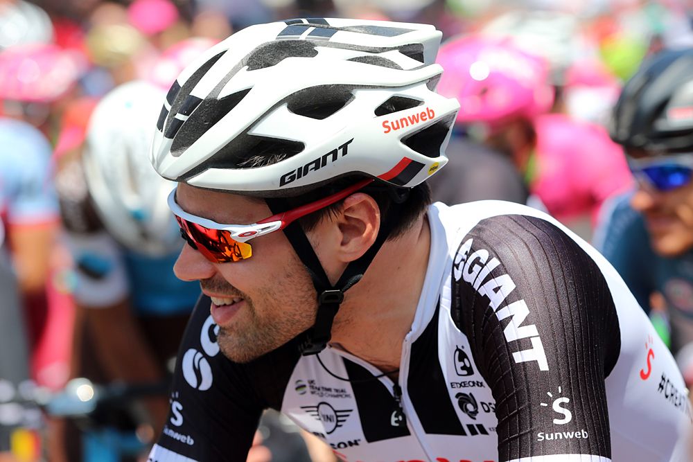 Tom Dumoulin (Sunweb) at the start of stage 18 at the Giro d'Italia