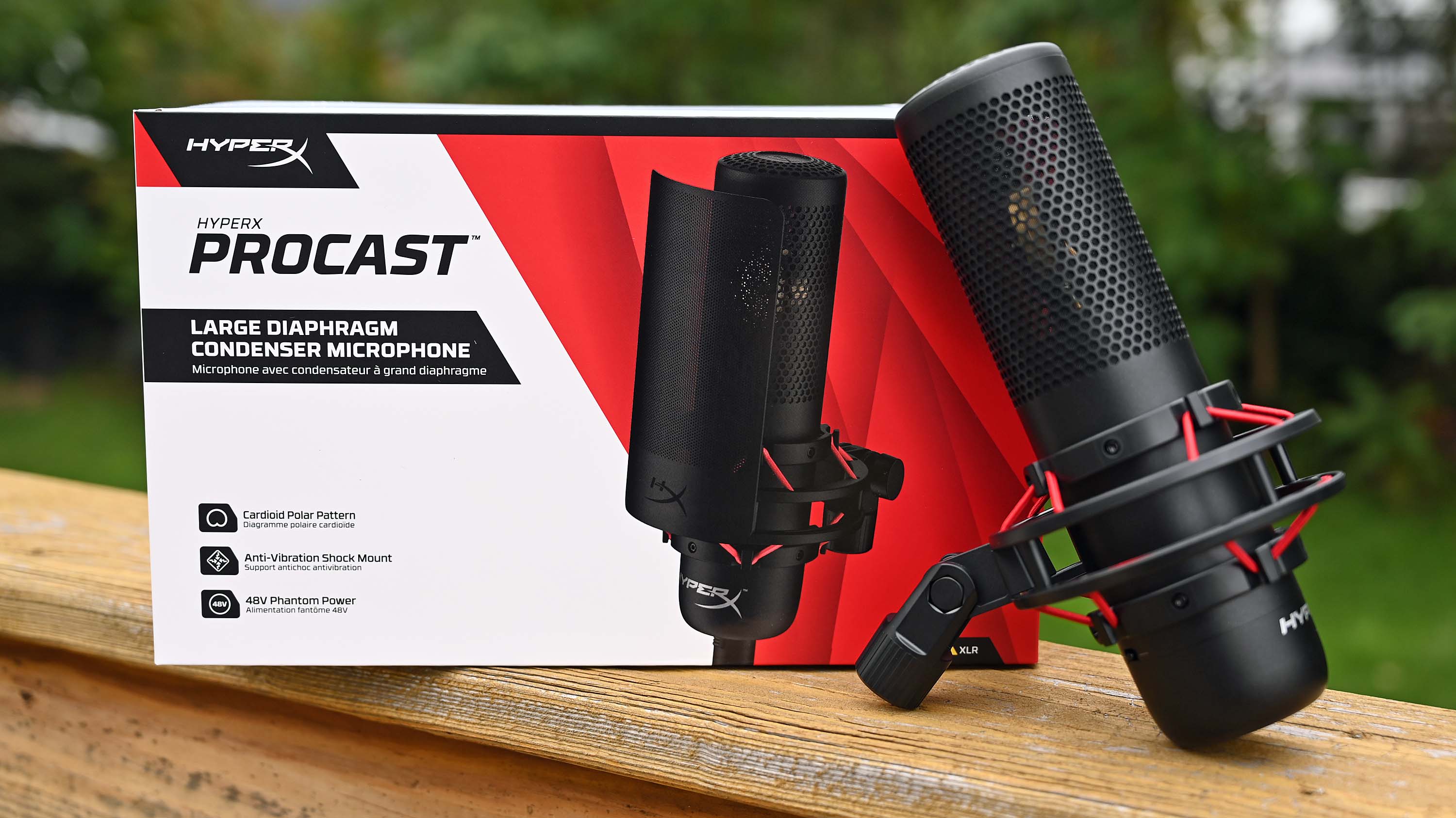 HyperX's new ProCast XLR Microphone is so good it has a massive 1-inch gold  condenser