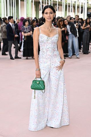 Juana Burga attends the Chanel Paris Womenswear Spring-Summer 2025 show