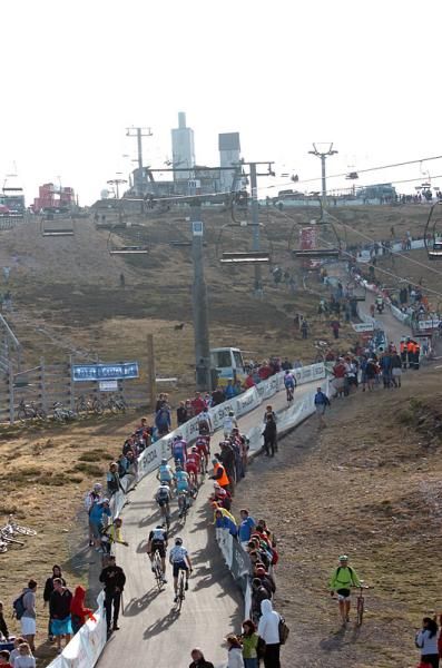 The painful finishing ascent of the Cuitu Negru is almost over.