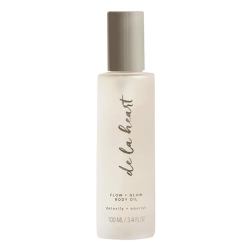 De La Heart Flow + Glow Body Oil, 3.4 Fl Oz