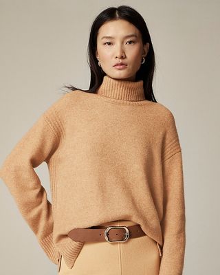 jcrew Turtleneck Sweater in Supersoft Yarn