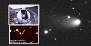 Comet Pan-STARRS Photo and Telescope