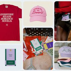 a collage of images featuring romance novels from 831 Stories