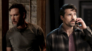 Mark-Paul Gosselaar as Sir and Brett Dalton as Trent in NBC's Found Season 1