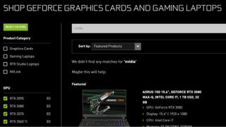 Nvidia UK website