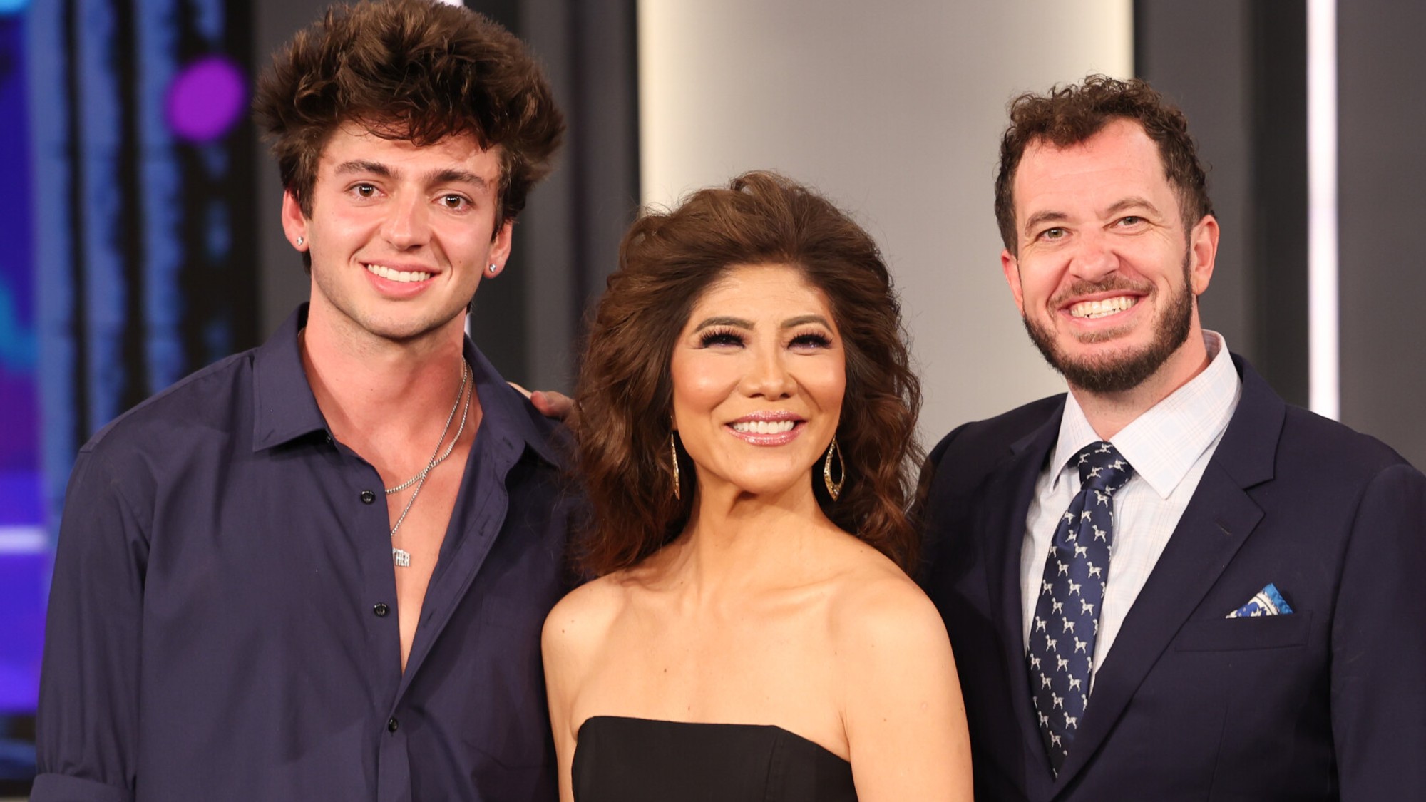 Drew, Rick and Julie on Big Brother finale night. 