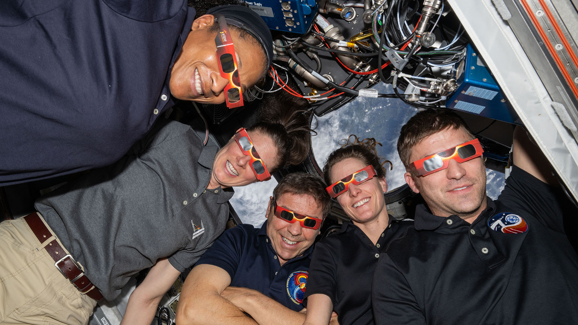 In space and on Earth, where astronauts will view the April 8 solar eclipse Space