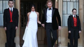 Harry and Meghan at their wedding.