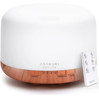 ASAKUKI 500ml Premium Essential Oil Diffuser: $25.99 @ Amazon