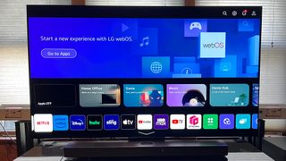 LG C3 OLED smart TV interface