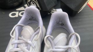 Heel lining in Puma Fuse 2.0 CrossFit shoes worn through