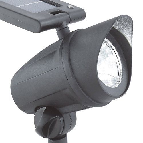 GoWise Solar Spotlight image: The unit extends to be 12 inches tall.