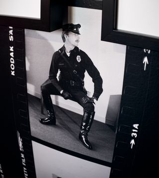 Photographic study of Durk Dehner, c. 1970s, model, muse and cofounder of the Tom of Finland Foundation.