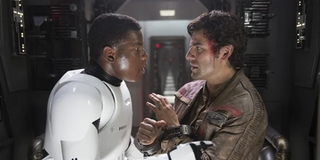 Poe and Finn in The Force Awakens