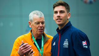 eam GB's Cameron Norrie (right) and his father David