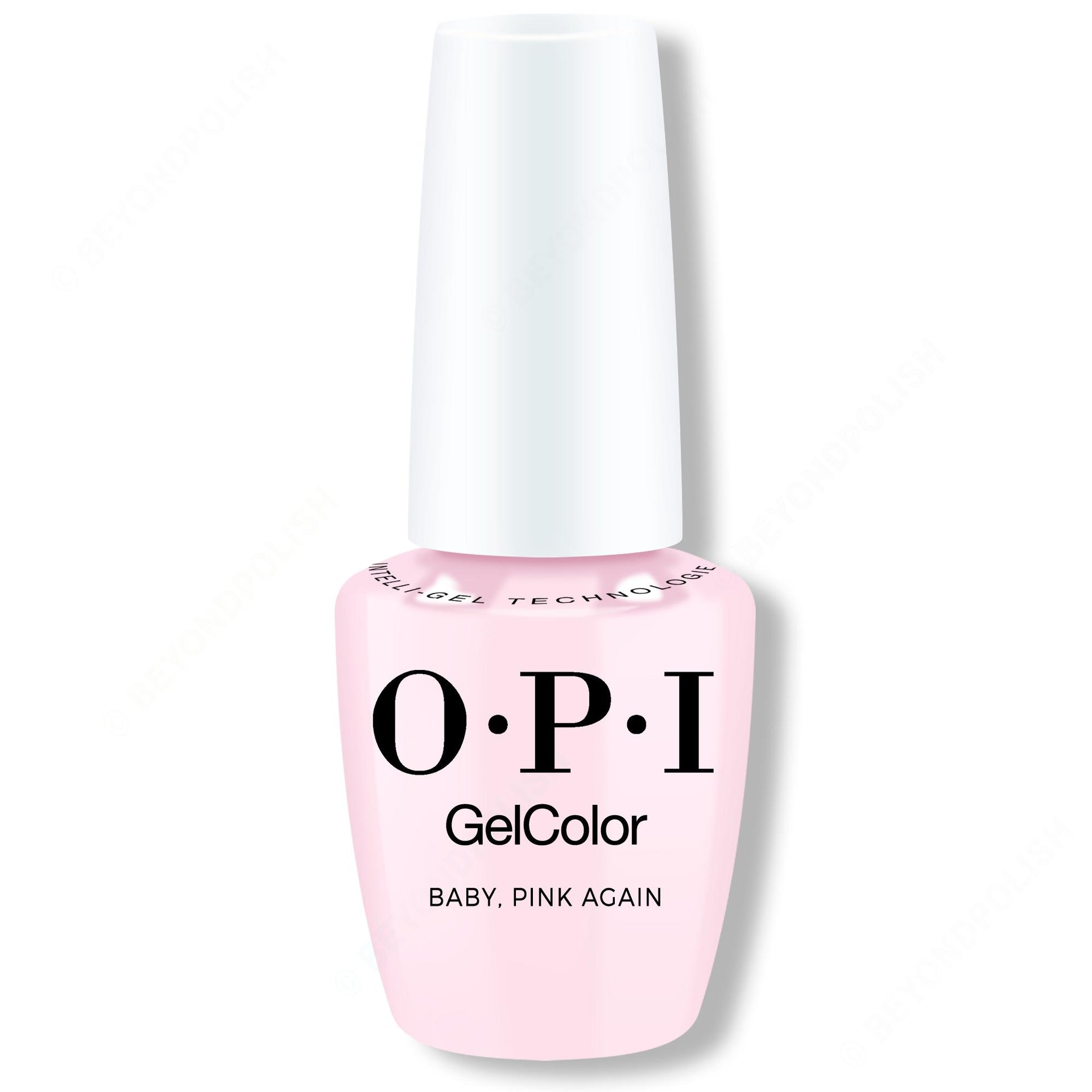 Opi Gelcolor Intelli-Gel - Baby, Pink Again 0.5 Oz