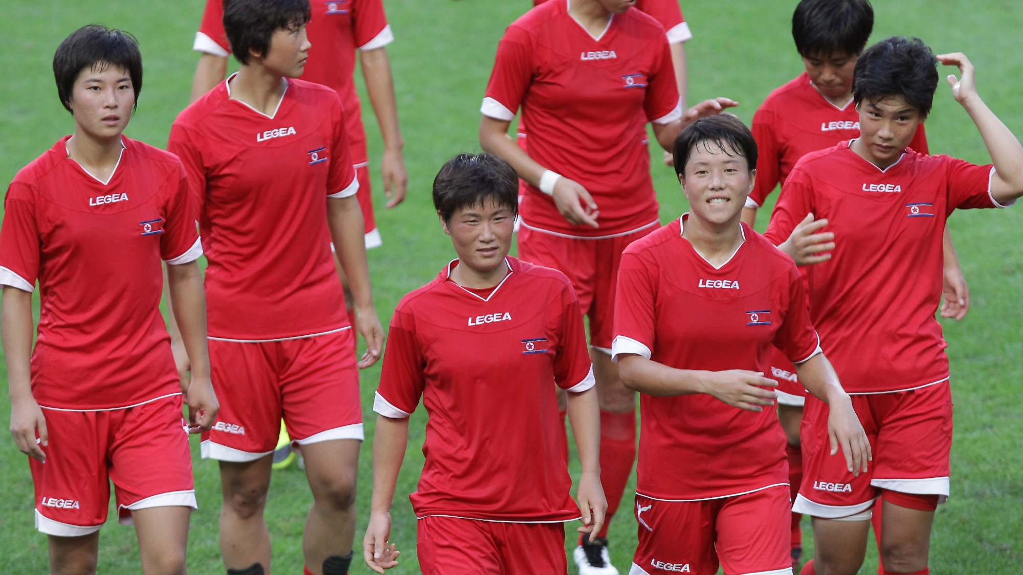 North Korean national women football team in 2013