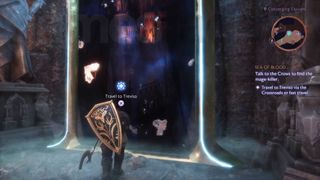 Dragon Age Veilguard Treviso or Dock Town quest choice rook entering Treviso eluvian portal