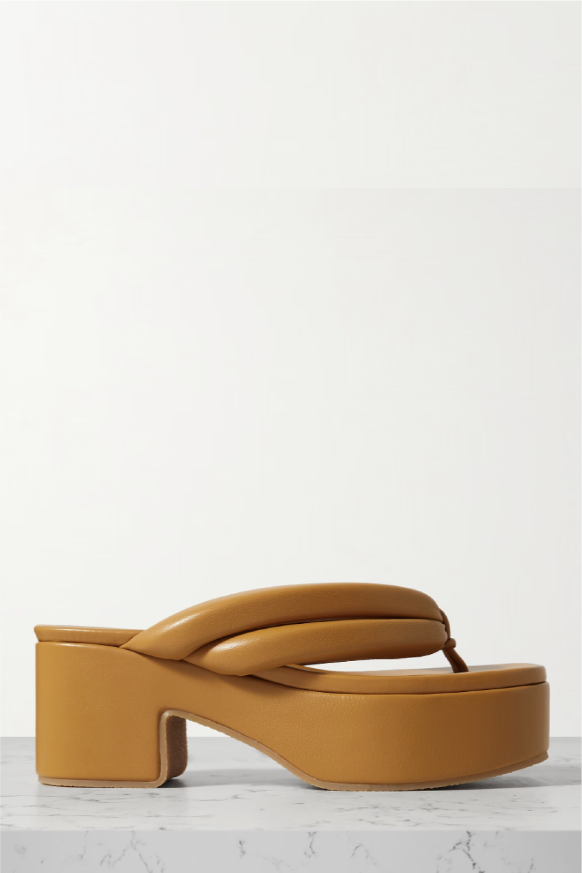 metallic chunky sandals