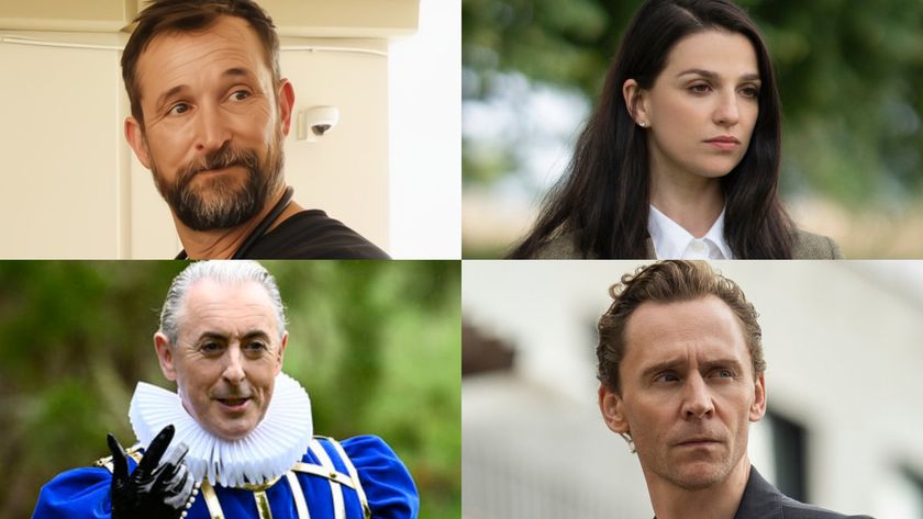 (clockwise from top left): The Pitt, Industry, The Night Manager, The Traitors