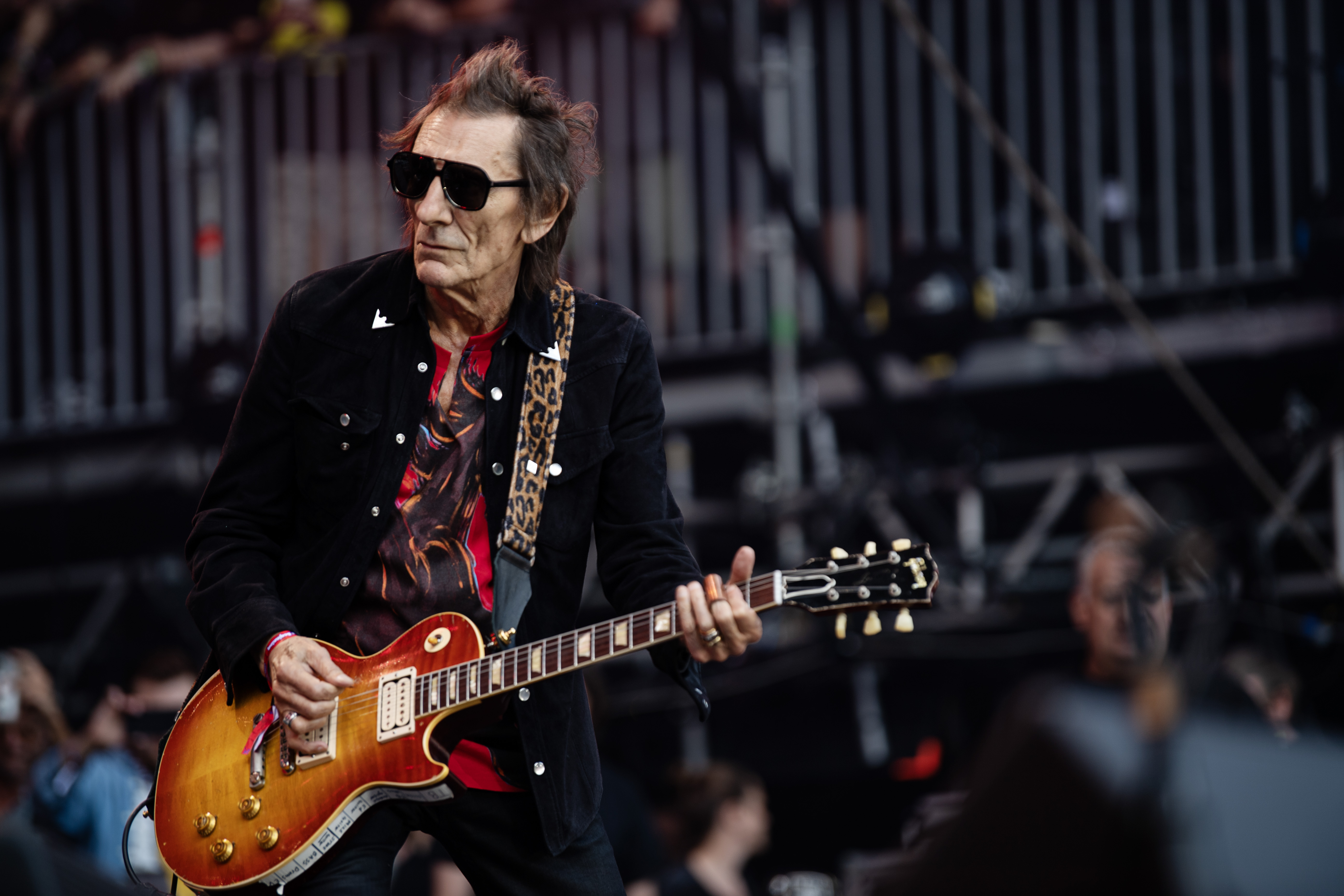 Ronnie Wood on stage