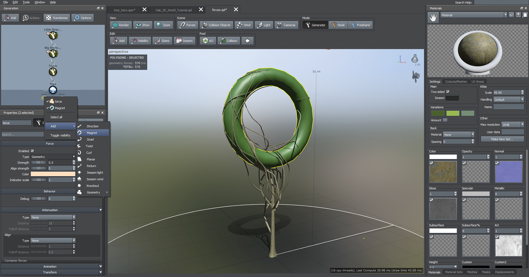 Mario Leone SpeedTree tutorial