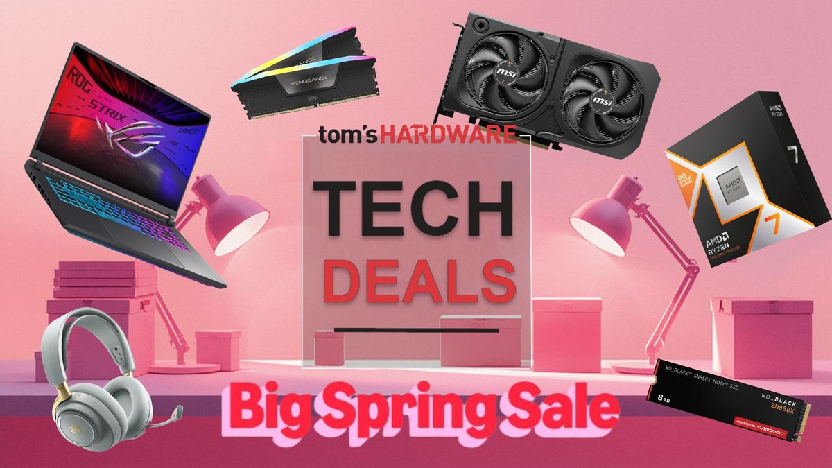 The best Amazon Big Spring Sale tech deals 2026 — featuring the best prices on the latest gaming PCs, GPUs, laptops, monitors, peripherals, and more