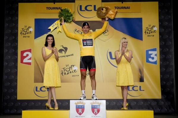 Fabian Cancellara (RadioShack-Nissan) stayed in yellow