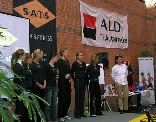 Team S.A.T.S. at their team presentation