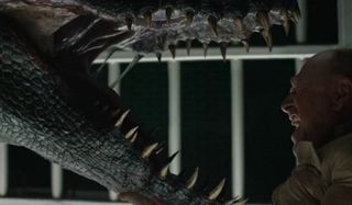 Jurassic World: Fallen Kingdom Ted Levine Indoraptor roars at Wheatley