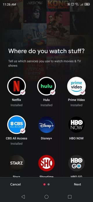 Google Play Movies Netflix and Disney+
