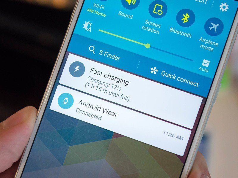 Samsung Galaxy S6 quick charging