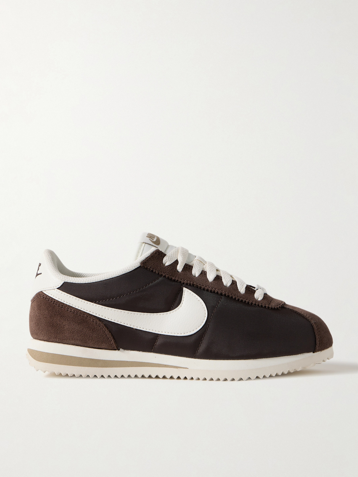 Cortez Leather and Suede-Trimmed Shell Sneakers