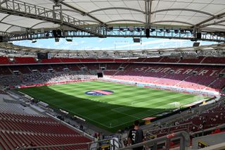 Euro 2024 stadiums General view inside the stadium prior to the Bundesliga match between VfB Stuttgart and Sport-Club Freiburg at MHPArena on September 02, 2023 in Stuttgart, Germany. (Photo by Christian Kaspar-Bartke/Getty Images)