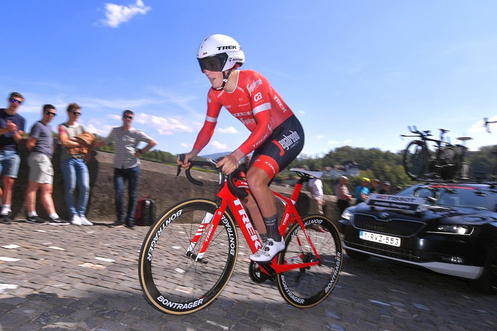 Gregory Daniel of The United States and Team Trek-Segafredo