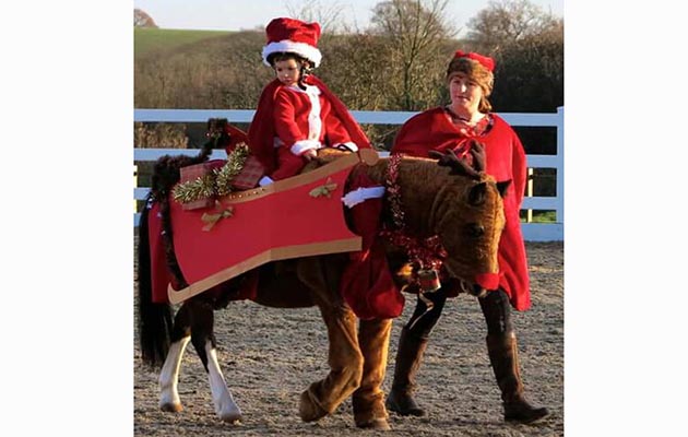 Charlotte Quinn&rsquo;s picture of Santa, Rudolph and Mummy Clause